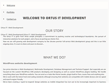 Tablet Screenshot of ortusit.com